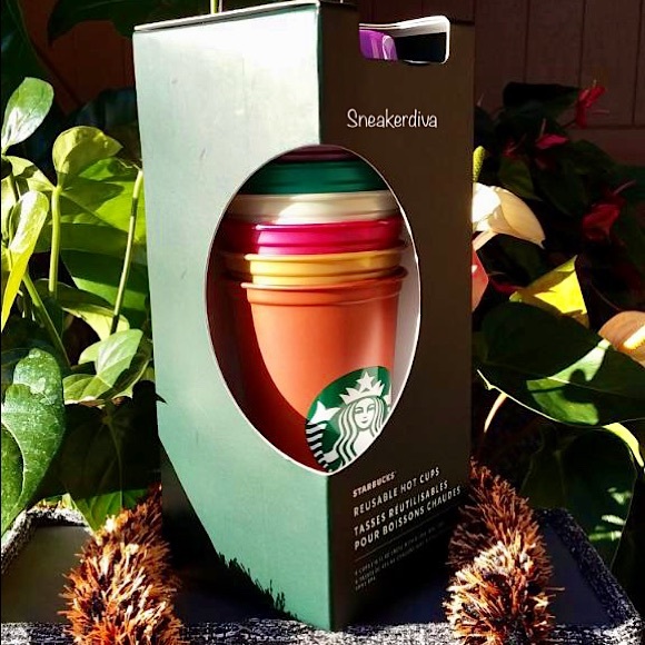 ❌LAST SET❌Brand new🌈 Starbucks Fall reusable hot cups🌟 - Picture 2 of 3